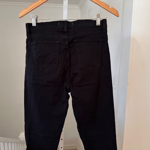 J Brand Maria High Rise Skinny Soft Stretchy Jeans Black Size 29 $198 Retail - Picture 4 of 11